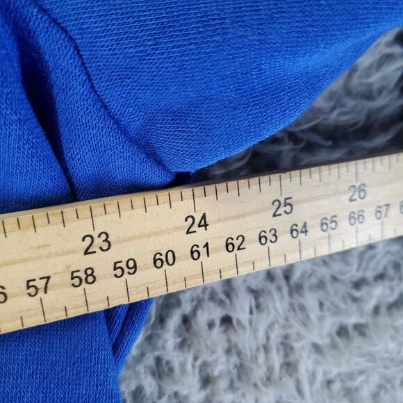 Ashley Stewart Suit Women Size 2X Royal Blue Rainbow Stripe Sweat Set *NWT* - Picture 8 of 16